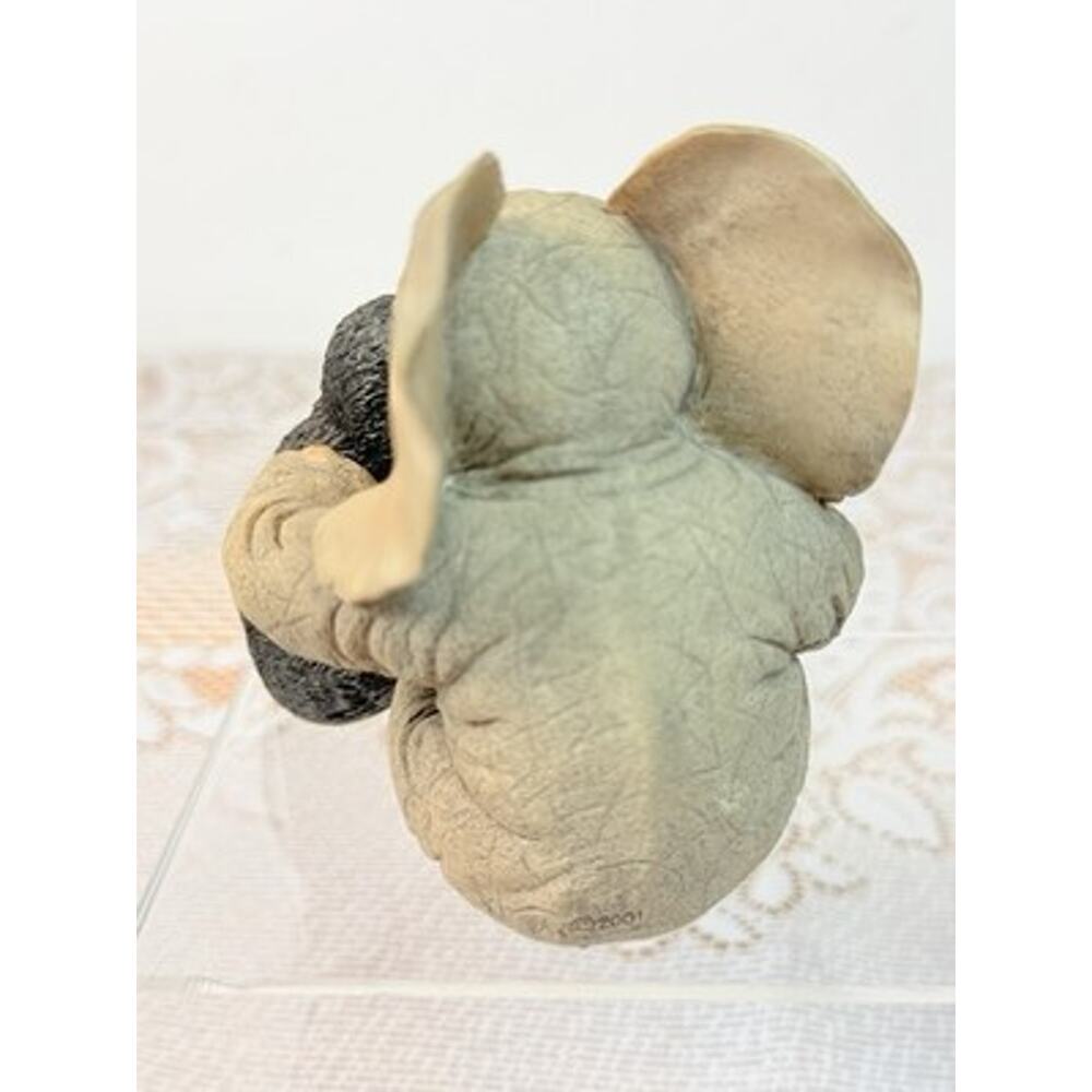 Elephant Figurine "Don't Leave Me" Henry & Gorilla #0575 Made in China ©2001 - Picture 4 of 12
